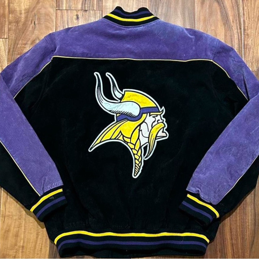 Vintage Minnesota Vikings Bomber Jacket